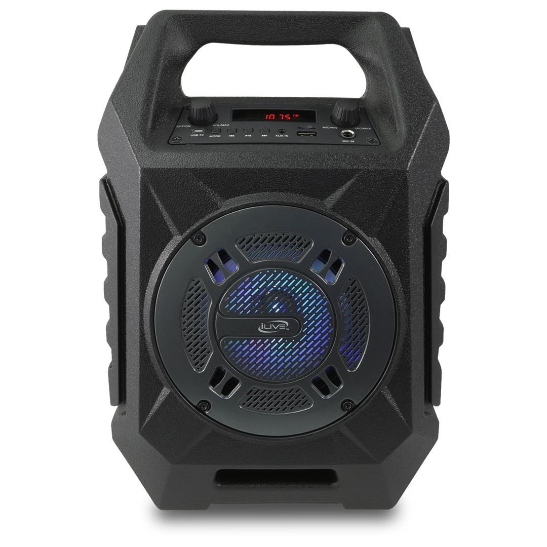 Dpi Speaker, Ilive ™, 5-1/4 Inch Woofer, Bluetooth Speaker, 60 Foot Wireless Range, Black, FM Radio – ISB408B