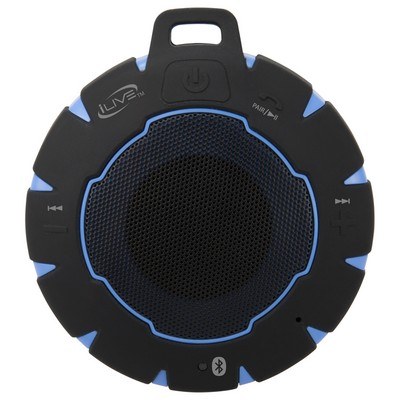 Dpi Bluetooth Phone Speaker, Ilive ™, For Receiving Call/ Listening Music, Up to 60 Foot, Rechargeable Battery, Black/ Blue – ISBW157BU