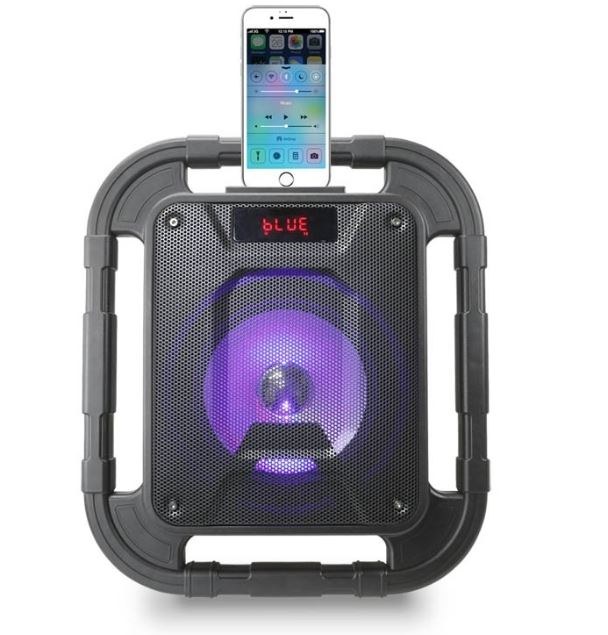 Dpi Speaker, Tailgate, Bluetooth Speaker, 60 Foot Wireless Range, Black, FM Scan, Phone Reset – ISBW519B