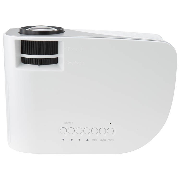 Dpi Projector, Mini Home Theater Projector, Projects Up to 100 Inch Viewable Screen, Supports 480P/ 720P/1080i/ 1080 Pixels – PJ308W