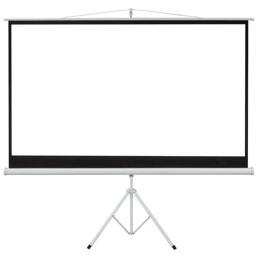 Dpi Projector Screen, Indoor Use, 90 Inch Diagonal Size, 16:9 Wide Screen, 1.3 Gain, Aluminum Tubing Construction, PVC with Elasticity – PJSI900