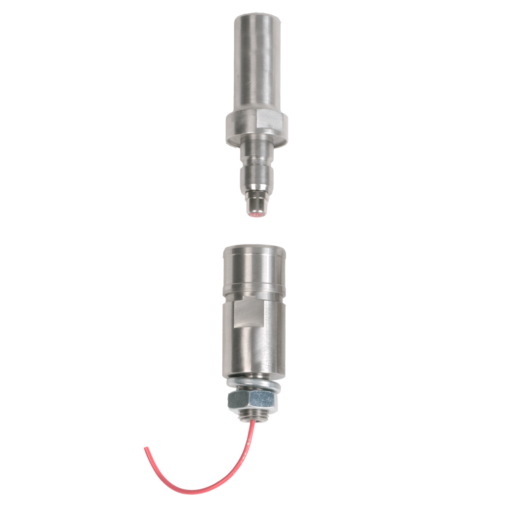 Driver Ind. Warning Whip Base, Safetywhips®, Quick Disconnect Base, For Powered Whip, Threaded Whip Connection, Stainless Steel – SWQD-KIT-PT