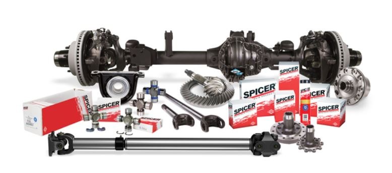 Dana Spicer Differential Rebuild Kit, For Use with Dana M190 Axle, With Shims Pinion Nut Seals Marking Compound – 10267425