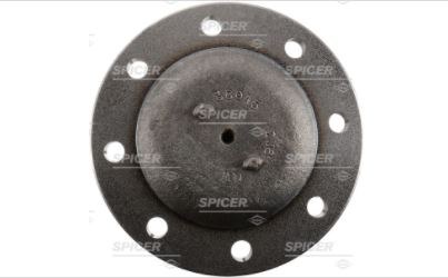 Dana Spicer Axle Shaft, 36.625 Inch Length/ 2.06 Inch Diameter, 36 Spline, 8 X 7 Inch Lug, 4340 Chrome Moly, Single – 129956