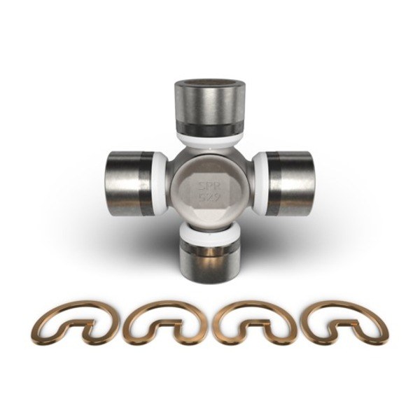 Dana Spicer Universal Joint, 1330 Design, Inside Retaining Clips, 4 Smooth Round Bearings, 1.063 Inch Diameter Bearings – 5-1330X