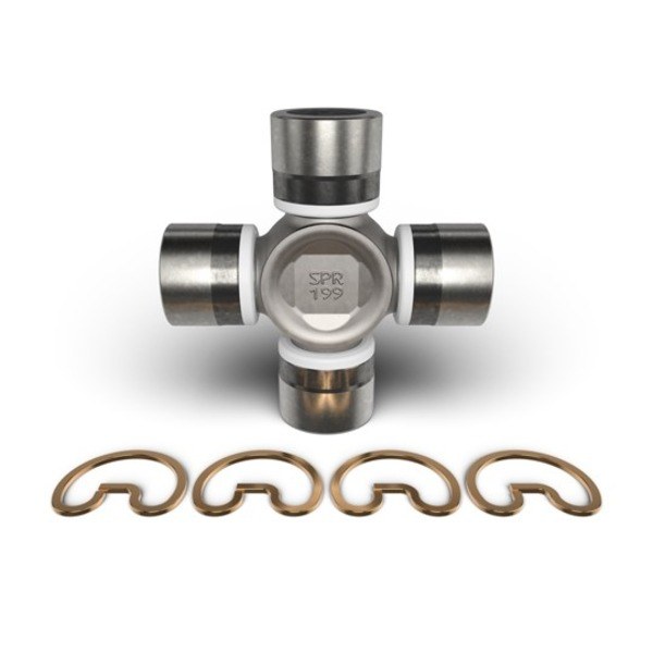 Dana Spicer Universal Joint, Spicer Life Series ®, 1350 Design, Inside Retaining Clips, 4 Smooth Round Bearings – 5-1350X
