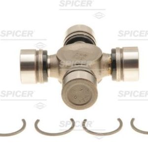 Dana Spicer Universal Joint, Spicer Life Series ®, Mechanics S44 Design, Inside Snap Ring, 1.125 Inch Cups, Steel, Non-Greaseable – 5-795X