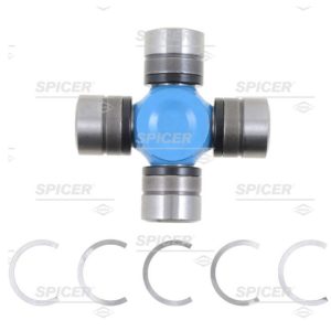Dana Spicer Universal Joint, SPL55/ 1480 Design, Outside Retaining Clips, 4 Smooth Round Bearings, 1.375 Inch Diameter Bearings – SPL55-1480XC