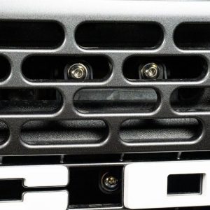 DV8 Offroad Cruise Control Sensor Relocation Bracket, Adaptive Cruise Control Bracket, Powder Coated, Black, Steel – ABBR-01