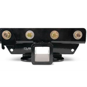 DV8 Offroad Trailer Hitch Rear, 2 Inch Reciever, Bolt-On, Powder Coated, Black, Without 2 Cube Lights – AHJP-02