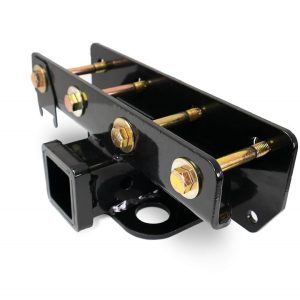 DV8 Offroad Trailer Hitch Rear, 2 Inch Reciever, Bolt-On, Powder Coated, Black, Without 2 Cube Lights – AHJP-02