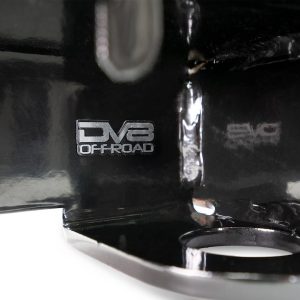 DV8 Offroad Trailer Hitch Rear, 2 Inch Reciever, Bolt-On, Powder Coated, Black, Without 2 Cube Lights – AHJP-02