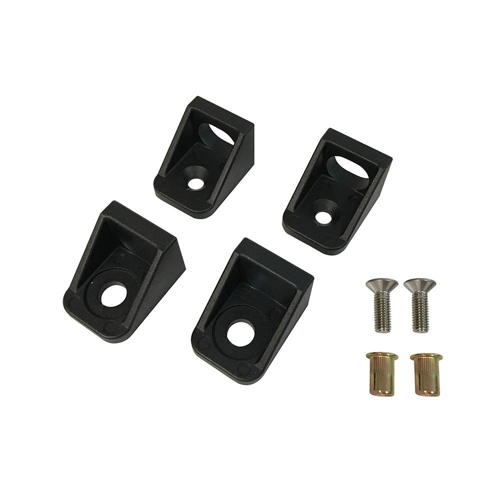 DV8 Offroad Tie Down Anchor, Floor Mount, Black, Set of 4 – D-JP-181115-A