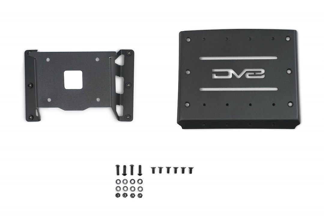 DV8 Offroad Cell Phone Mount Plate, Cargo Organizer, Dash Mount, For Use with Phones/ Tablets/ GPS/ Radio, Bolt-On – DMFF-01