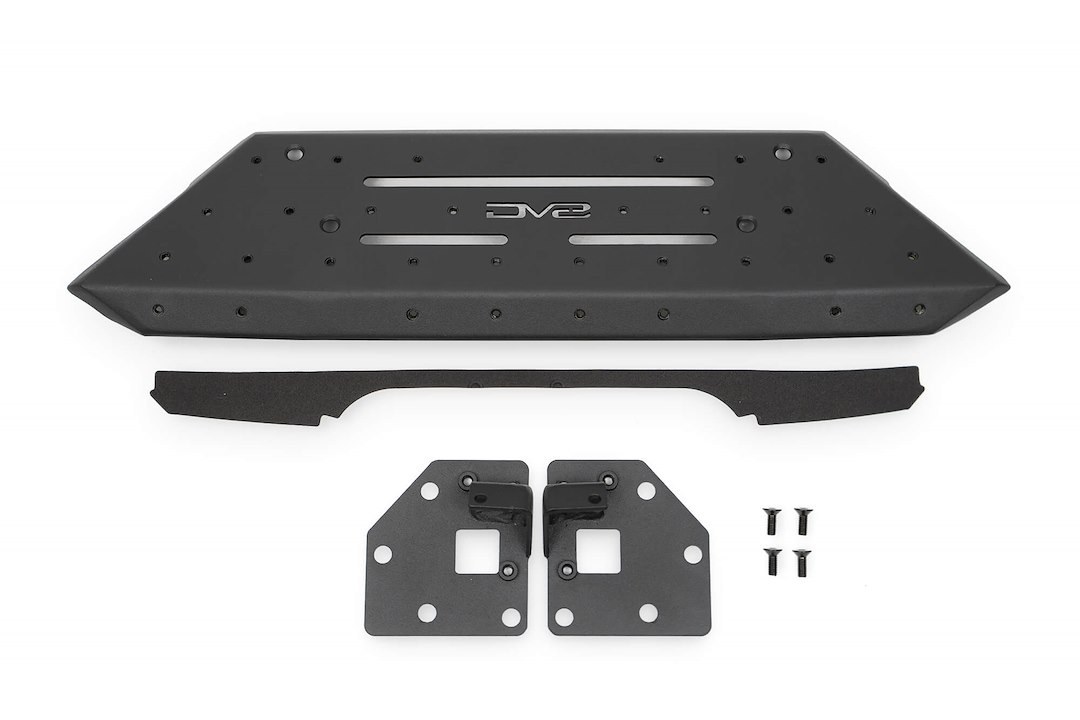DV8 Offroad Cell Phone Mount Plate, Spec Series, Dash Mount, For Use with Phones/ Tablets/ GPS/ Radio, Bolt-On, Powder Coated, Black, Steel – DMJL-01