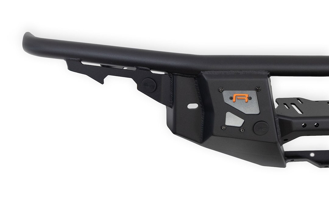 DV8 Offroad Bumper, Tubular Design, High Profile, Mounting Hardware Included, Without Grille Guard, Without Winch Mount, With Skid Plate – FBFR-02
