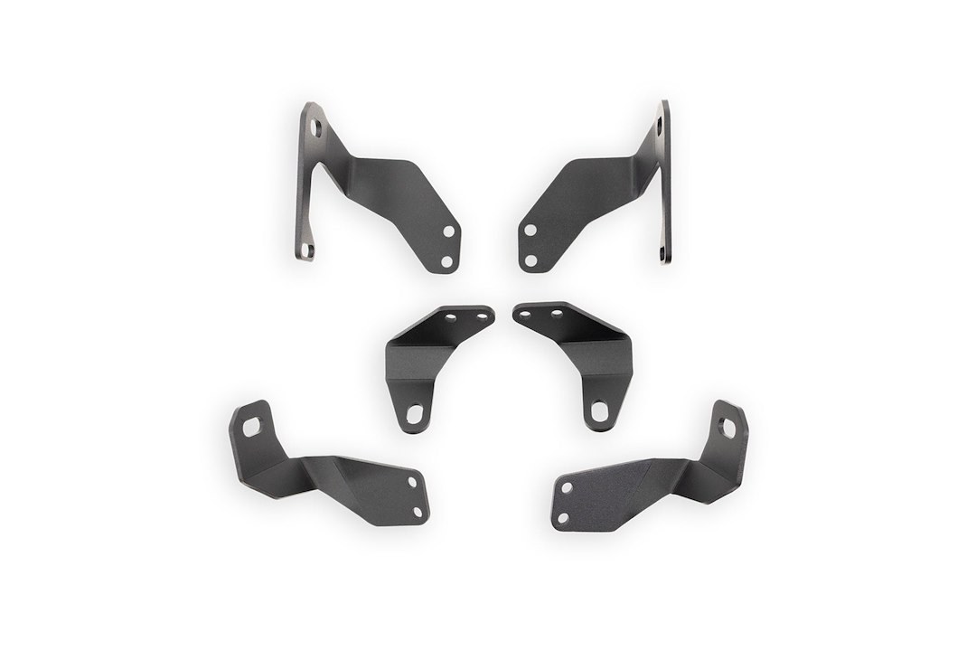 DV8 Offroad Bumper, Tubular Design, High Profile, Mounting Hardware Included, Without Grille Guard, Without Winch Mount, With Skid Plate – FBFR-02