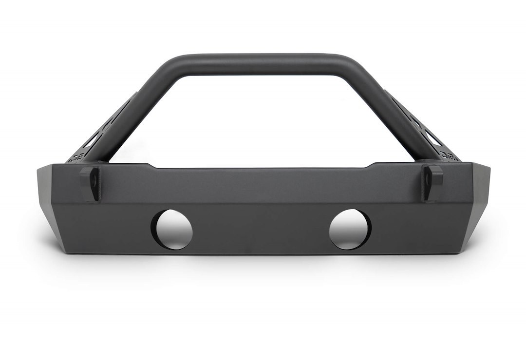 DV8 Offroad Bumper, Modular Design, Mounting Hardware Included, With Bull Bar, Without Skip Plate, With Winch Mount – FBJL-05