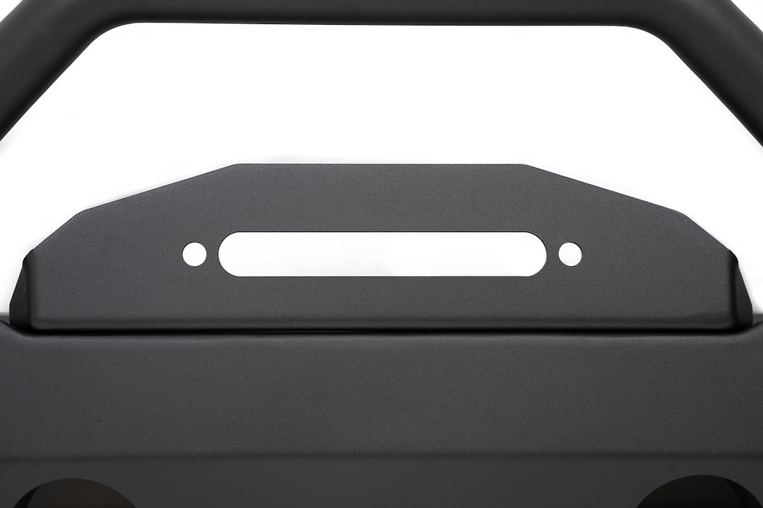 DV8 Offroad Bumper, Modular Design, Mounting Hardware Included, With Bull Bar, Without Skip Plate, With Winch Mount – FBJL-05