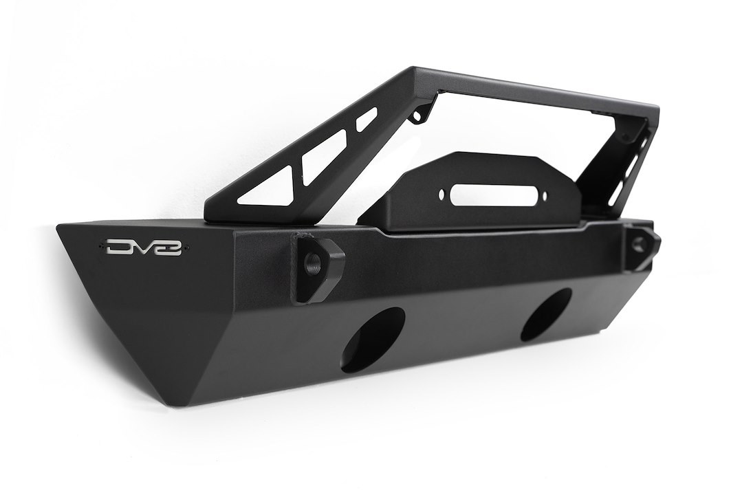 DV8 Offroad Bumper, Modular Design, Mounting Hardware Included, With Removable Bull Bar, With 20 Inch Light Bar Mount – FBJL-06
