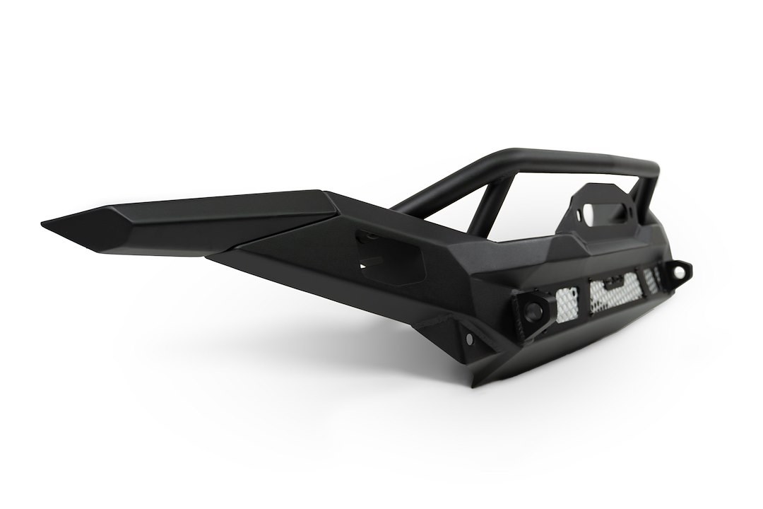 DV8 Offroad Bumper, Mto Series, Modular Design, Mounting Hardware Included, Without Grille Guard, With Bull Bar, With Winch Mount – FBJL-12