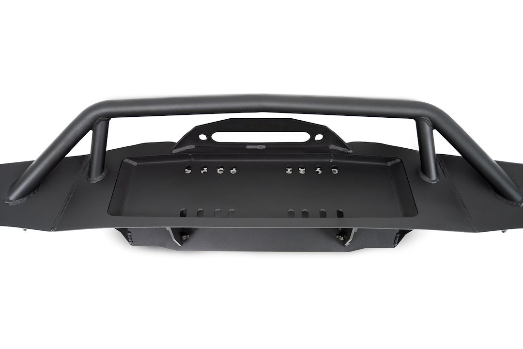 DV8 Offroad Bumper, Mto Series, Modular Design, Mounting Hardware Included, Without Grille Guard, With Bull Bar, With Winch Mount – FBJL-12