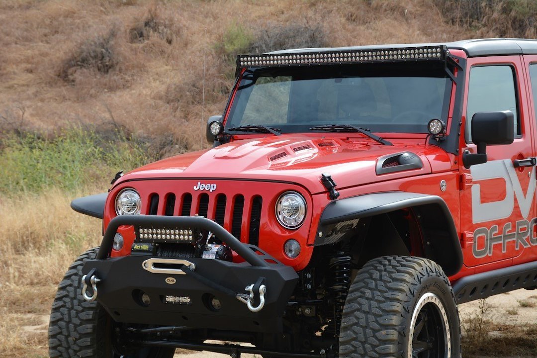 DV8 Offroad Hood, Heat Dispersion Hood, Bolt-On, Paintable – HDMB07-02