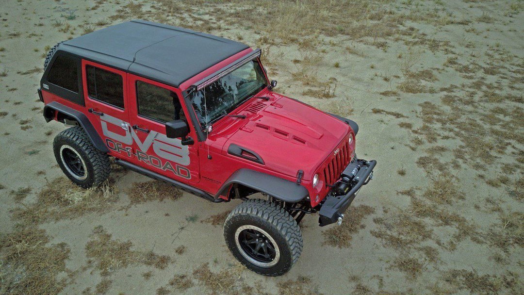 DV8 Offroad Hood, Heat Dispersion Hood, Bolt-On, Paintable – HDMB07-02
