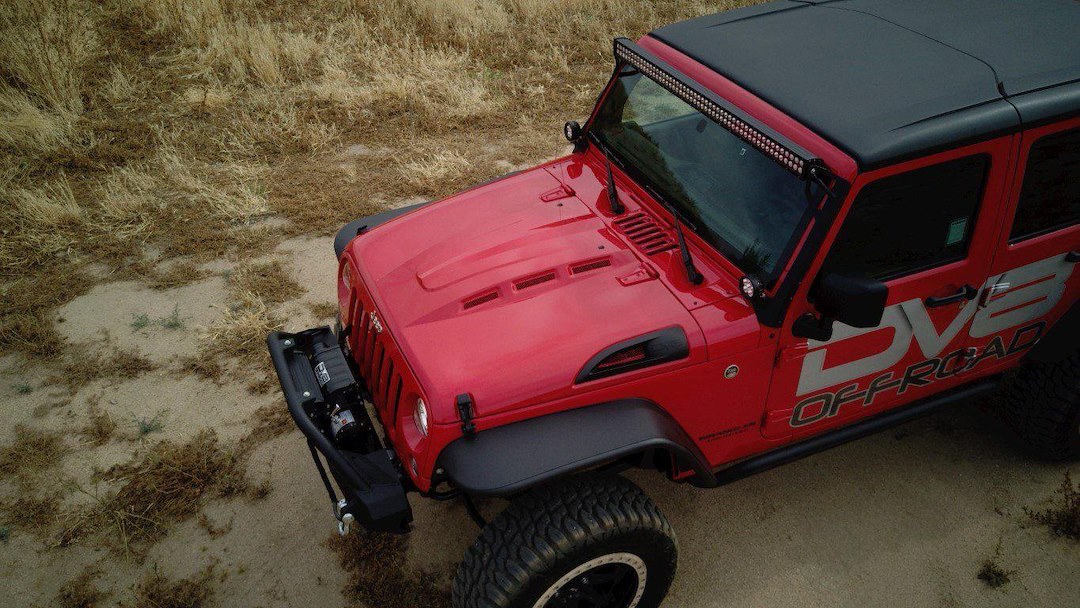 DV8 Offroad Hood, Heat Dispersion Hood, Bolt-On, Paintable – HDMB07-02