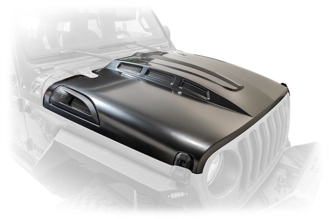 DV8 Offroad Hood, Heat Dispersion Hood, Bolt-On, Paintable – HDMBJL-01