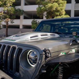 DV8 Offroad Hood, Heat Dispersion Hood, Bolt-On, Paintable – HDMBJL-01