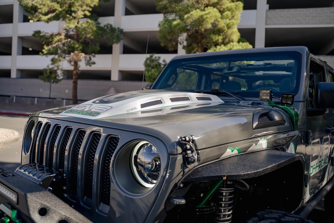 DV8 Offroad Hood, Heat Dispersion Hood, Bolt-On, Paintable – HDMBJL-01