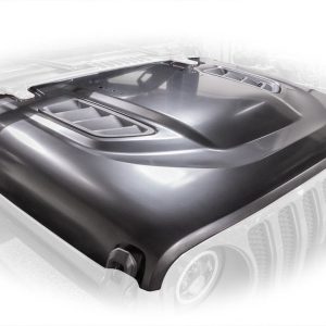 DV8 Offroad Hood, Replica, Aftermarket Upgrade Style, Paintable, Steel – HDMBJL-TA