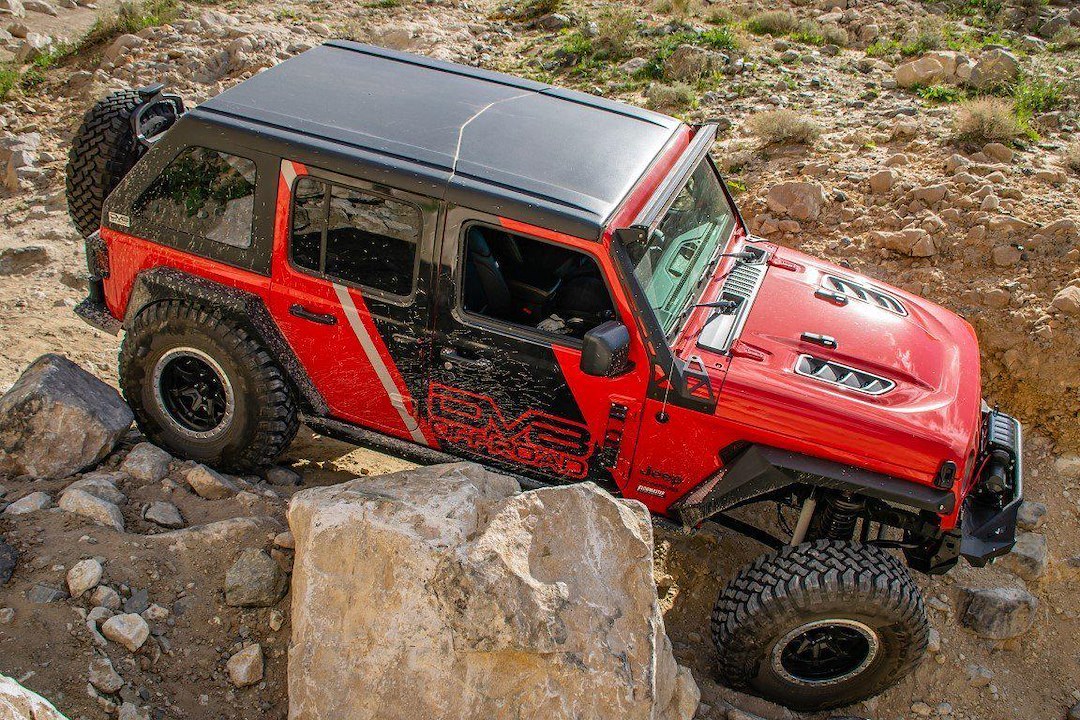 DV8 Offroad Hood, Replica, Aftermarket Upgrade Style, Paintable, Steel – HDMBJL-TA