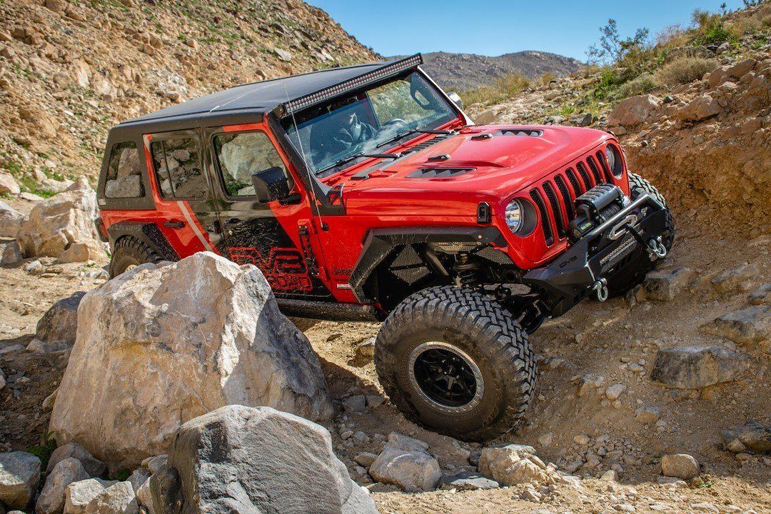 DV8 Offroad Hood, Replica, Aftermarket Upgrade Style, Paintable, Steel – HDMBJL-TA
