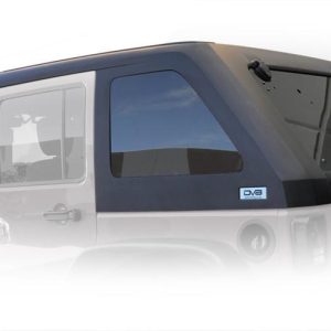 DV8 Offroad Hard Top, Ranger Fb, 2 Piece, Without Rear Wiper, Without Doors, Fiberglass, Black – HT07FB42