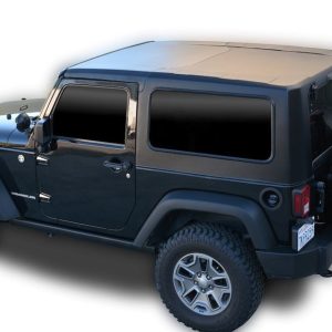 DV8 Offroad Hard Top, Ranger 2, 2 Piece, Without Doors, Fiberglass, Black – HT07SB22