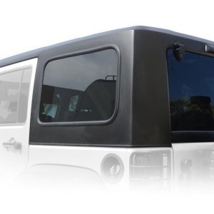 DV8 Offroad Hard Top, Ranger 4, 2 Piece, Without Doors, Fiberglass, Black – HT07SB42