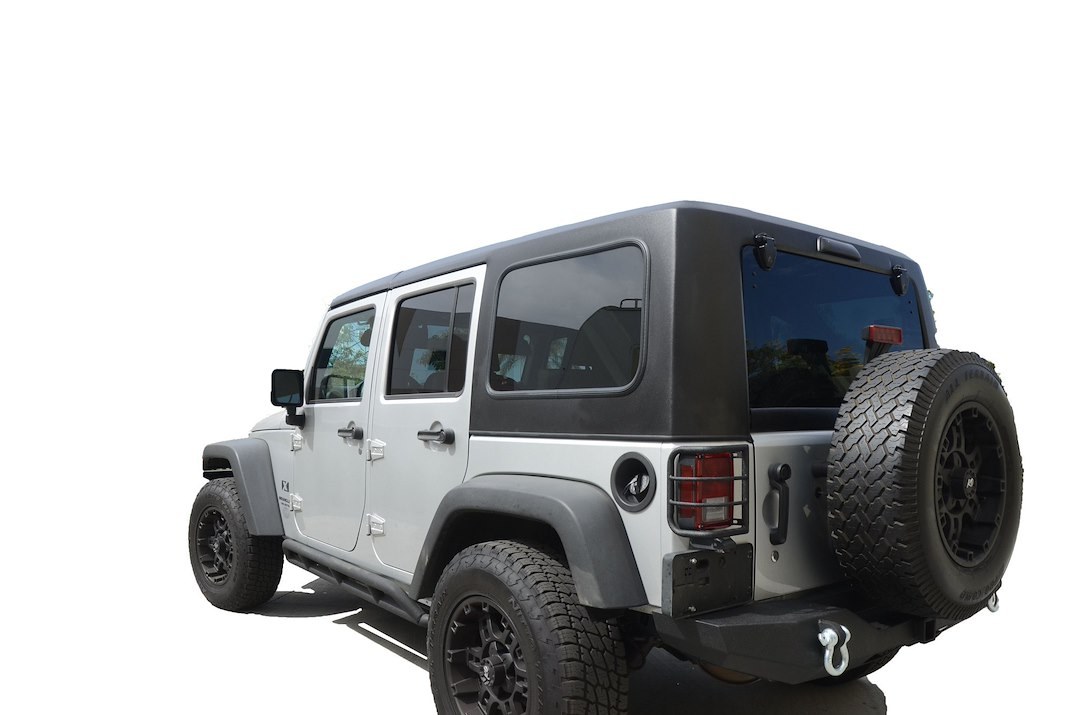 DV8 Offroad Hard Top, Ranger 4, 2 Piece, Without Doors, Fiberglass, Black – HT07SB42