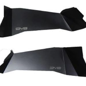 DV8 Offroad Inner Fender, Solid and Perforated Design, With DV8 Logo, With Rock Lights, Raw, Aluminum, Set of 2 – INFEND-01RB