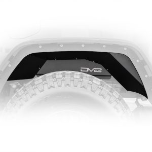 DV8 Offroad Inner Fender, Powder Coated, Black, Steel, With DV8 Logo, Set of 2 – INFEND-04RB