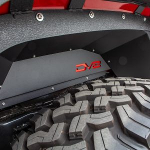 DV8 Offroad Inner Fender, Powder Coated, Black, Steel, With DV8 Logo, Set of 2 – INFEND-04RB