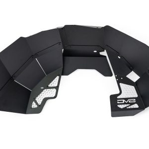 DV8 Offroad Inner Fender, Powder Coated, Black, Aluminum, With DV8 Logo, Set of 2 – INFEND-05FB