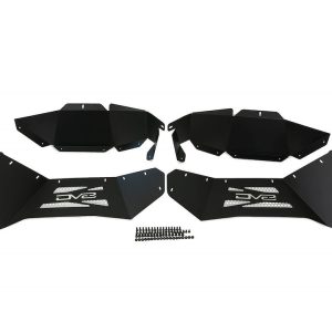 DV8 Offroad Inner Fender, Powder Coated, Black, Aluminum, With DV8 Logo, Set of 2 – INFEND-05RB