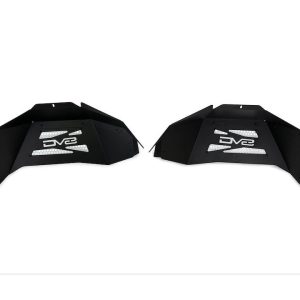 DV8 Offroad Inner Fender, Powder Coated, Black, Aluminum, With DV8 Logo, Set of 2 – INFEND-05RB