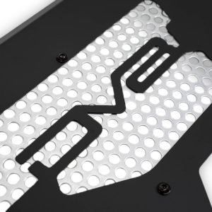 DV8 Offroad Inner Fender, Solid and Perforated Design, With DV8 Logo, Powder Coated, Black Satin, Aluminum – INFEND-06FB