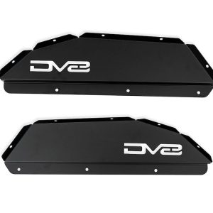 DV8 Offroad Inner Fender, Solid Design, With DV8 Logo, Powder Coated, Black Satin, Aluminum – INFEND-07RB