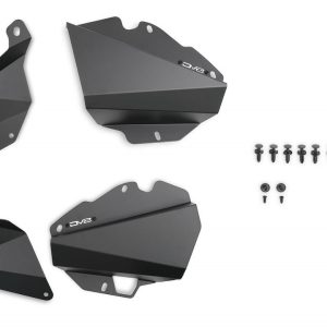 DV8 Offroad Inner Fender, Solid Design, Without Logo, Powder Coated, Black, Aluminum, Set of 2 – INFT2-01