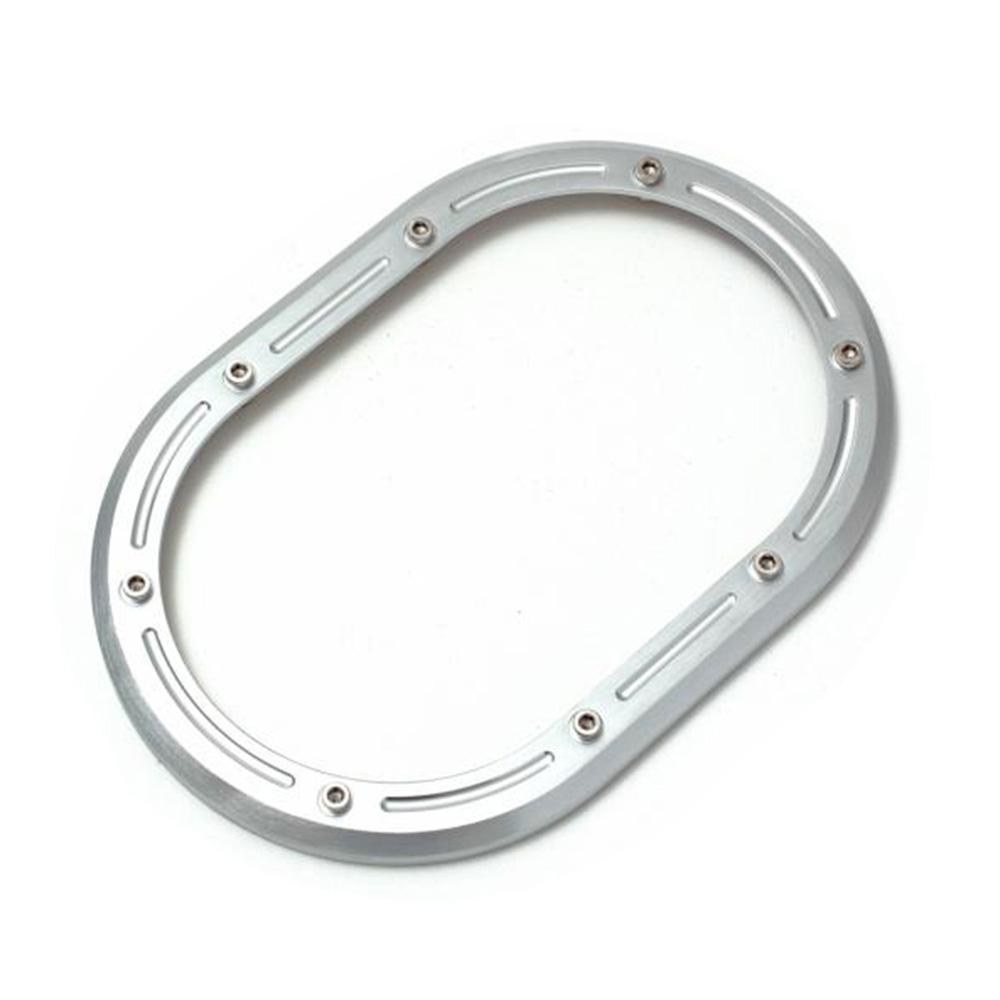 DV8 Offroad Manual Trans Shifter Boot Trim Ring, Oval, Billet Aluminum – D-JP-180008-BL