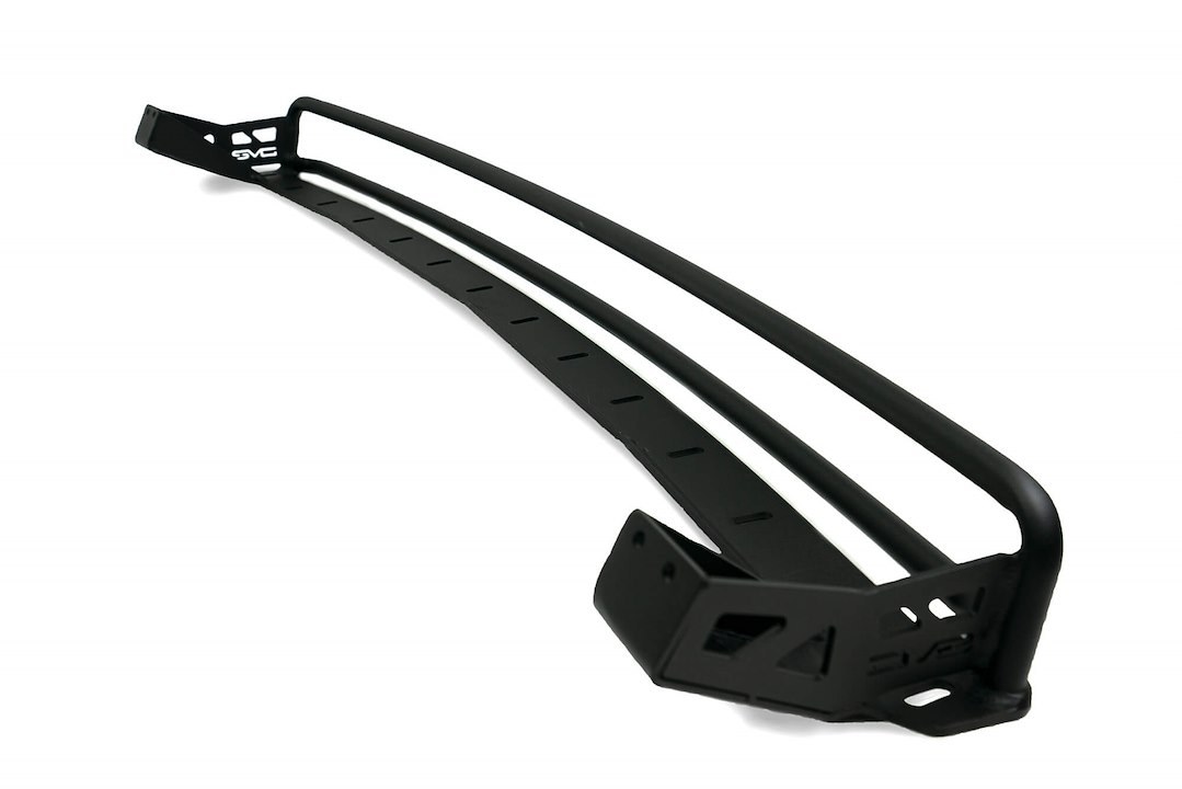 DV8 Offroad Light Bar Mounting Kit, Curved Light Bracket for Twelve 3-INCH Pod Lights, Powder Coated, Black Steel – LBBR-03